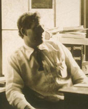 Jack London in his study